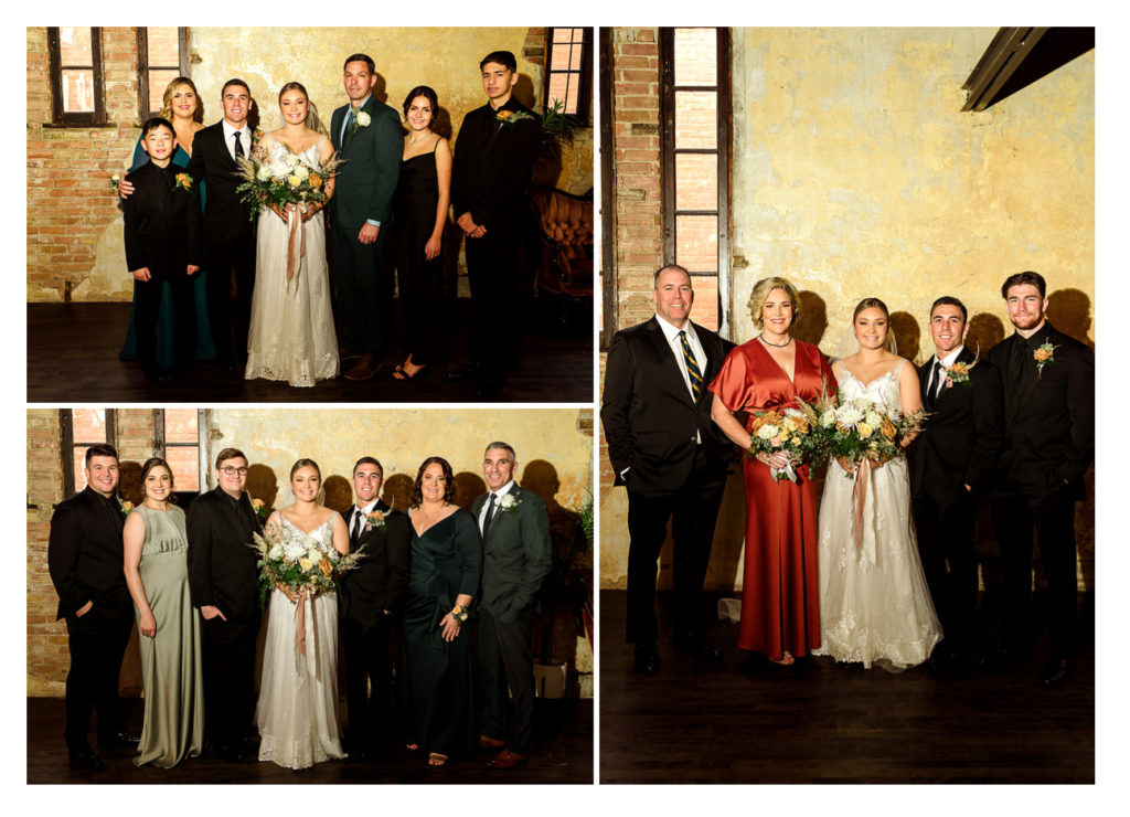 family photos at wedding at The Capitol Room